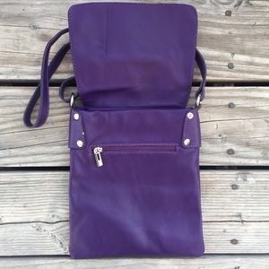 Genuine Italian Leather Crossbody Purse